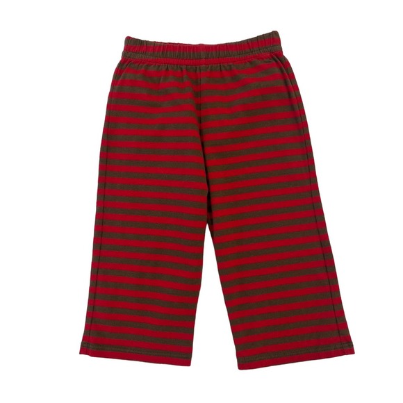 Matilda Jane Girls Red Brown Striped Pants 18m - Picture 1 of 4